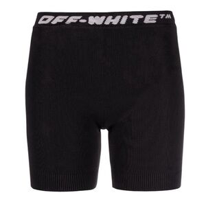 Off-White Black and White Women's Shorts